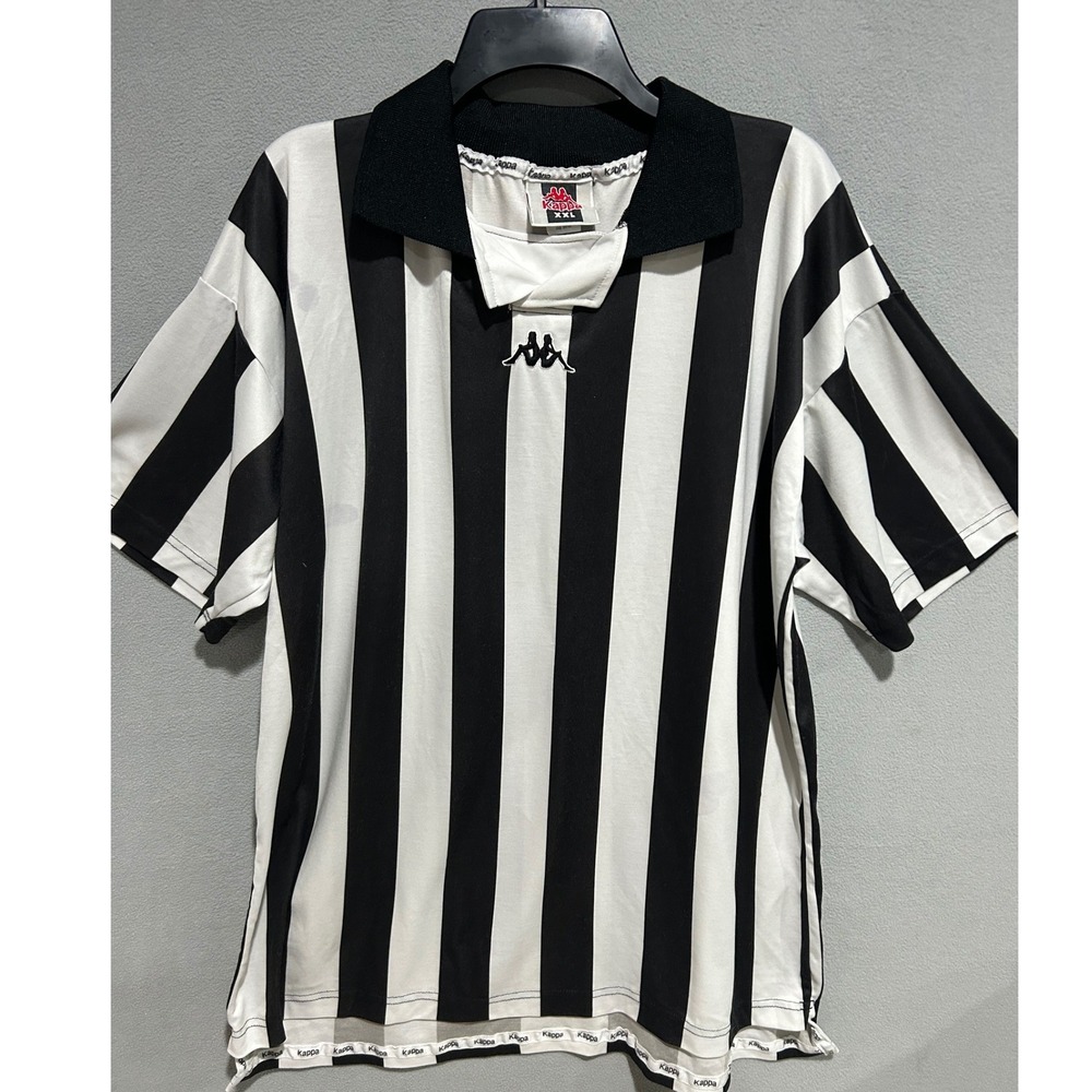 Vintage Kappa Soccer Jersey Mens XXL 90's Football USA made Referee Omini Logo